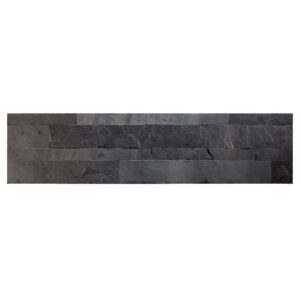ISODECO Zelfklevende Steenstrip Natuursteen Black Carbon Zwart