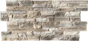 ISODECO Baksteenstrip 3D Wandpaneel Naadloos XL PU Ardesia Japanese Crème Grijs