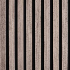 ISODECO Akoestische Panelen Hout Walnoot Bruin met Zwart Vilt