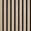 ISODECO Akoestische Panelen Hout Naturel Eiken met Zwart Vilt