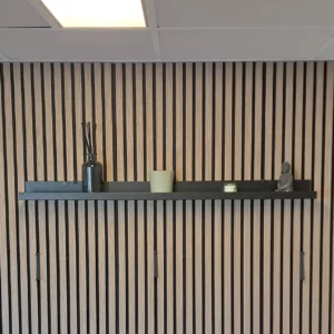 ISODECO Aku WallClip Wandplank Groot Zwart