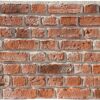 ISODECO Baksteenstrip 3D Wandpaneel Naadloos XL PU Ladrillo Vintage Rustic Rood