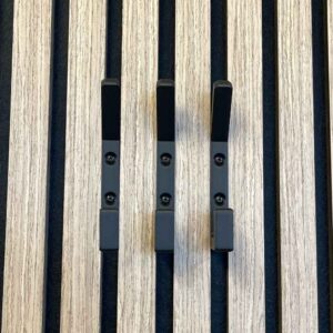 Aku WallClip Jashaken Zwart - Set van 3