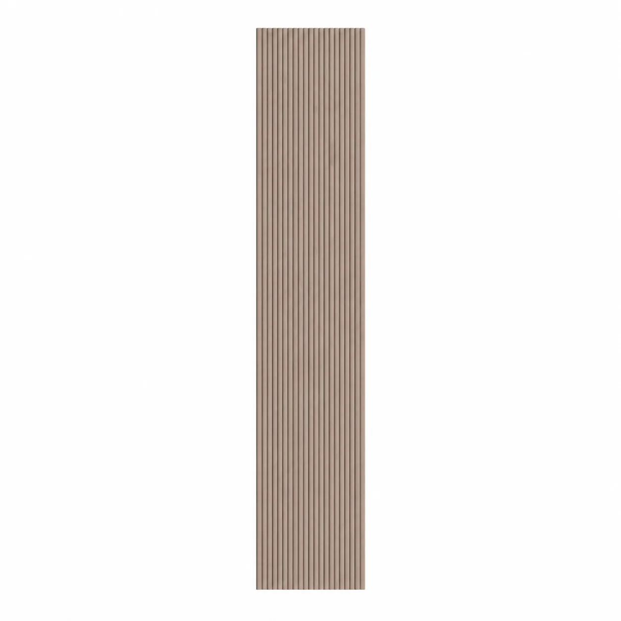 Akoestisch suede wandpaneel mokka 280 x 60 cm