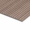Akoestisch suede wandpaneel mokka 280 x 60 cm zij-aanzicht