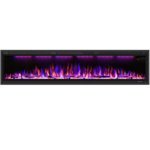 Baveno 190 elektrische sfeerhaard 198 cm voor cinewall en TV wand