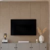 Akoestisch decorpaneel walnoot achterwand
