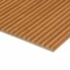 Akoestische Brushed Suede Solid Panelen Cognac 280 x 60 cm zij-aanzicht