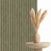 Akoestische Brushed Suede Solid Panelen Olijfgroen 280 x 60 cm