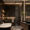 SPC marmer wandpaneel belvedere badkamer