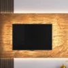 Lichtdoorlatend natuursteen wandpaneel koper cinewall